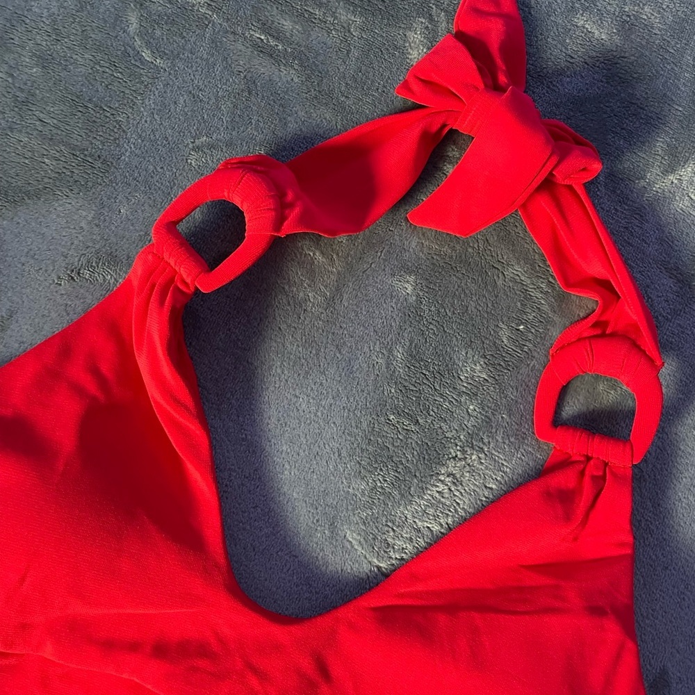 Robin Piccone Women's Kate Scoop Neck One Piece
Swimsuit | Red | NWT - Picture 6 of 15